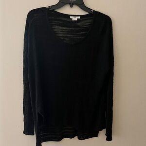 Helmut Lang Black Crew Neck Sweater